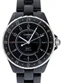 シャネル j12 H2012 42mm GMT ブラックセラミックブレス ブラック
