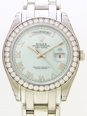 ロレックススーパーコピー ROLEX デイデイト 18946 アイスブルーローマ