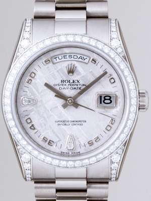 ロレックススーパーコピー ROLEX デイデイト 118389 2B プレジデントブレス メテオライト