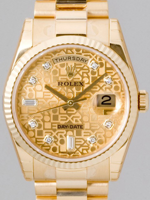 ロレックススーパーコピー ROLEX デイデイト 118238A プレジデントブレス シャンパンコンピューター