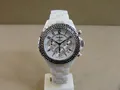 シャネル H1664 J12 41mm クロノ ホワイトセラミック ブラックダイヤ巻