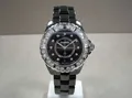 シャネル　H2428 J12 38mm ブラックセラミック ラージダイヤ巻 11P