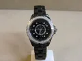シャネル　H3108 J12 33mm ブラックセラミック ダイヤ巻 8P
