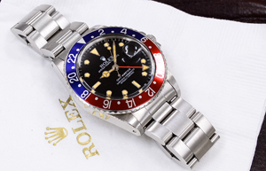 ロレックススーパーコピー GMT-MASTER/GMTマスター Ref.16750 『赤青ベゼル／純正ハードブレス