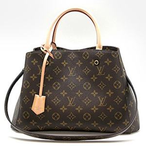 ルイヴィトンスーパーコピーLOUISVUITTON モンテーニュ MM モノグラム 茶系 ゴールド金具 M41056