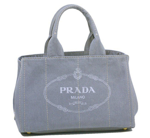 プラダスーパーコピー バッグ PRADA トートバッグ デニム キャンバス グレー B1877B