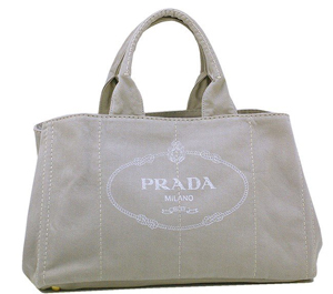 プラダスーパーコピー バッグ PRADA トートバッグ デニム キャンバス ベージュ B1872B6