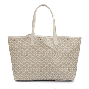 ゴヤールスーパーコピー トートバッグ サンルイPM グレー コットンキャンバス/カーフ GOYARD-021