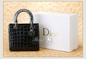 ディオールスーパーコピー（CHRISTIAN DIOR）LADY DIOR 8043EY レザー