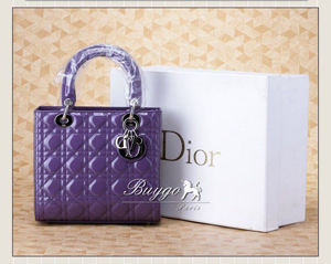 ディオールスーパーコピー 2012年春夏 LADY DIOR ハンドバッグ クリアブルー CAL44557