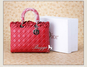 ディオールスーパーコピー 2012年春夏 DIOR 2wayハンドバッグ ラージ ゼラニウムピンク CAL44561-271