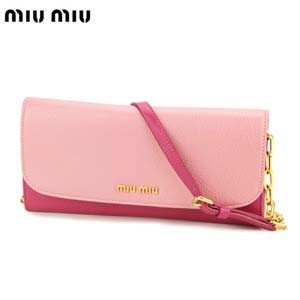 ミュウミュウスーパーコピー miu miu ローサピンク×ペオニアピンク 5M1290MAD-ROSA-PEONIA