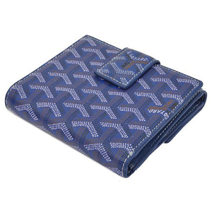 GOYARD ゴヤールスーパーコピー 財布 二つ折り Ｗホック ブルー GOYARD-31