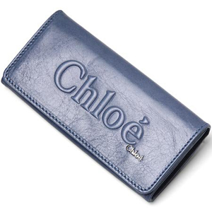 クロエスーパーコピー/Chloe/ ２つ折り長財布[小銭入れ付き] /スレートブルー 3p0321 7a733 721