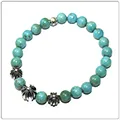 クロムハーツ ブレスレット ブレスレット?ビード?8MM?V13?ターコイズ?CHプラス?ボール/スモールCHプラス?ボール CB86