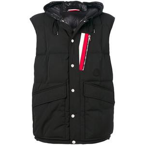 モンクレールスーパーコピー メンズGilet con righe applicate ダウンベスト moncler_006