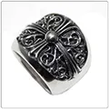 クロムハーツ リング/指輪（Chrome Hearts）クラシックオーバルスター?リング CR25