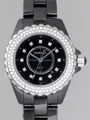 シャネル j12 H1625 33mm ブラックセラミックブレス ブラック