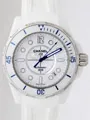 シャネル j12 マリーン 38mm H2560 ホワイトセラミック ホワイトラバー ホワイト