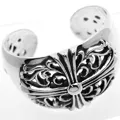 クロムハーツ　ワイドカフバングル(ブレスレット)　Wide Cuff Bangle chb05