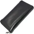 クロムハーツ REC F ZIP #2 ウォレット/ブラックレザー?プレーン 財布 cho32