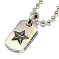 クロムハーツ タイニースタードッグタグ ペンダント DogTag Tiny Star chdt010