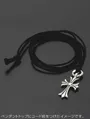 クロムハーツ CHARM TINY CH CROSS SLV シルバーネックレストップ CHC-001