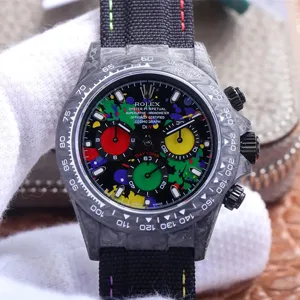 ロレックス デイトナ DAYTONA JHの工場製品 RX-035 Cal.7750 ムーブメント搭載 カーボン メンズ 自動巻き