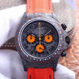 ロレックス デイトナ DAYTONA JHの工場製品 RX-037 Cal.7750 ムーブメント搭載 カーボン メンズ 自動巻き