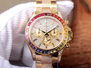 ロレックス デイトナ JHの工場製品 116595RBOW Cal.4130 ムーブメント搭載 904L メンズ 自動巻き