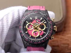 ロレックス デイトナ WWFの工場製品 RX-058 Cal.7750 ムーブメント搭載 カーボン メンズ 自動巻き