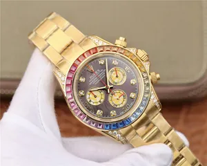 ロレックス デイトナ NOOBの工場製品 116598RBOW Cal.7750 ムーブメント搭載 316L メンズ 自動巻き