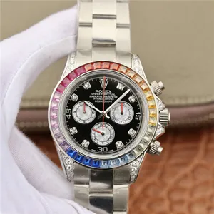 ロレックス デイトナ NOOBの工場製品 116598RBOW Cal.7750 ムーブメント搭載 316L メンズ 自動巻き