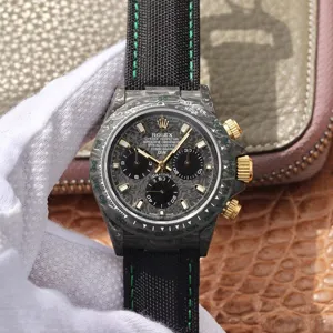 ロレックス デイトナ DIWの工場製品 RX-140 Cal.7750 ムーブメント搭載 カーボン メンズ 自動巻き