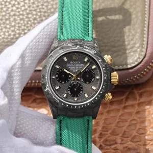 ロレックス デイトナ DIWの工場製品 RX-143 Cal.7750 ムーブメント搭載 カーボン メンズ 自動巻き