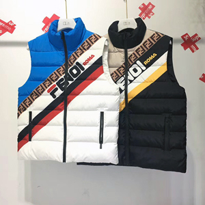 FENDI (フェンディスーパーコピー) × FILA (フィラ)　ダウンジャケットフリースタルベスト AW18【FENDI MANIA】 FD031