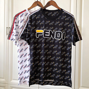 FENDI (フェンディスーパーコピー) × FILA (フィラ) allover print Tシャツ FD016