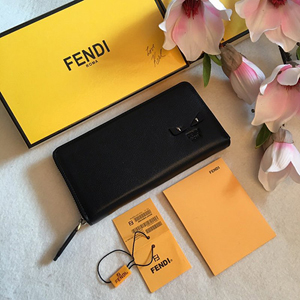 FENDI ( フェンディスーパーコピー ) BUG BUGS EYE　ラウンドジップ財布 FD067