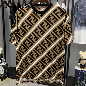 FENDI(フェンディスーパーコピー)　コットンジャージーＴシャツ FD072