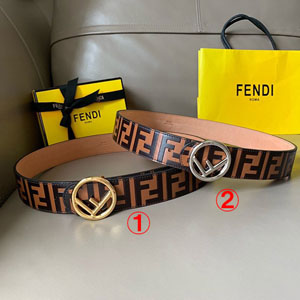 FENDI (フェンディスーパーコピー) FF レザーベルトFD090