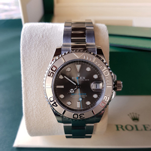 NOOB制ロレックススーパーコピー（Rolex）ヨットマスターロレジウム 37mm 268622 スレート