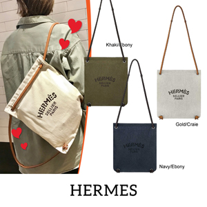 人気 HERMES エルメス ★ 《マリーヌ》キャンバス バッグ HM-012