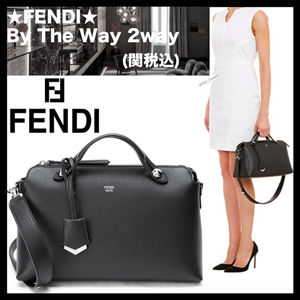 フェンディ 17 BY THE WAY SMALL BAG 黒 8BL124 1D5 F0GXN