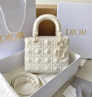 ディオール LADY DIOR MY ABCDIOR バッグ ホワイト（M0538INEA_M030）