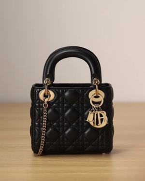 ディオール LADY DIOR ミニバッグ ブラック（M0505ONGE_M900）