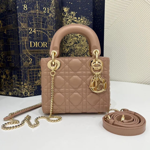 ディオール LADY DIOR ミニバッグ あんこピンク（M0505ONGE_M50P）