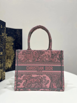 ディオール ピンクDIOR BOOK TOTE バッグ スモール（M1265ZTDT_M45E）