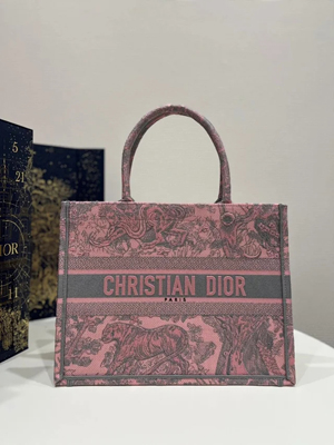 ディオール ピンクDIOR BOOK TOTE バッグ ミディアム（M1296ZRGO_M89E）