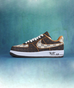 ルイヴィトン x ナイキ エアフォース 1 by ヴァージル?アブロー カジュアルシューズ スーパーコピー （Louis Vuitton x Nike Air Force 1 by Virgil Abloh）