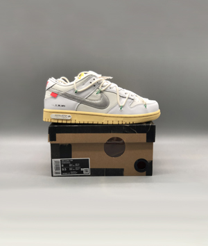 オフホワイト × ナイキ ダンク ロー 1 OF 50 ホワイト 1 カジュアルスニーカー DM1602-127（Off-White x Nike Dunk Low “The 50”）スーパーコピー